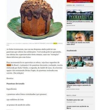Ainda tem panetone – Comércio do Jahu