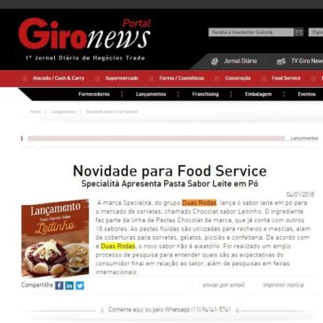 Novidade para Food Service – Giro News