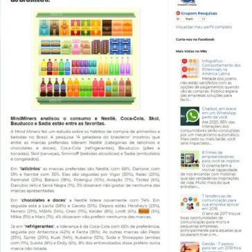 Pesquisa mostra marcas preferidas na geladeira do brasileiro. – Grupom Blog