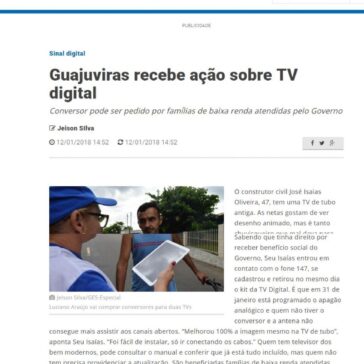 Guajuviras recebe ação sobre TV digital – Diário de Canoas