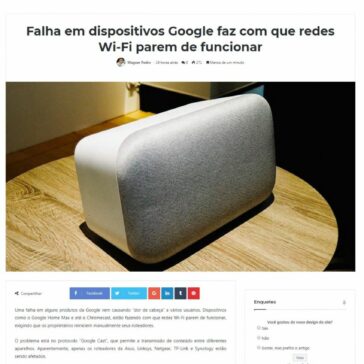 Falha em dispositivos Google faz com que redes Wi-Fi parem de funcionar – Tudo em Tecnologia