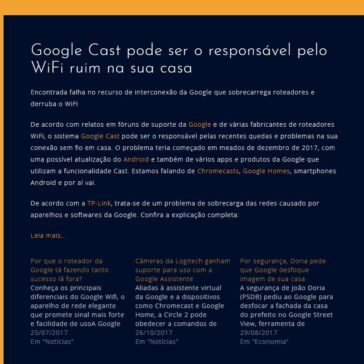Google Cast pode ser o responsável pelo WiFi ruim na sua casa – Business Consultant