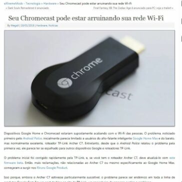 Seu Chromecast pode estar arruinando sua rede Wi-Fi – EXtremeMods