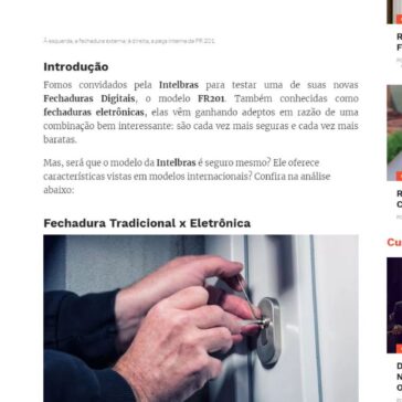 REVIEW: Fechadura Intelbras FR201, é segura mesmo? – Showmetech