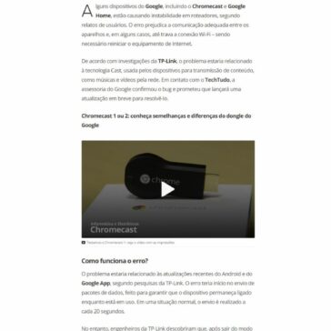 Chromecast e outros aparelhos do Google podem prejudicar roteadores Wi-Fi – Tech tudo