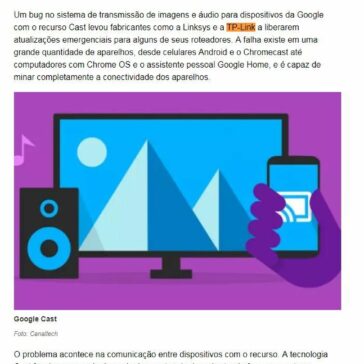 Chromecast tem falha que compromete conectividade de redes – Terra