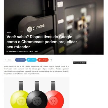 Você sabia? Dispositivos do Google como o Chromecast podem prejudicar seu roteador – Tudo em Tecnologia