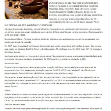 Indústria aposta em brindes para vender mais ovos na Páscoa – Paraíba