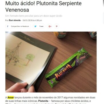 Muito ácido! Plutonita Serpiente Venenosa – Testa pra Mim