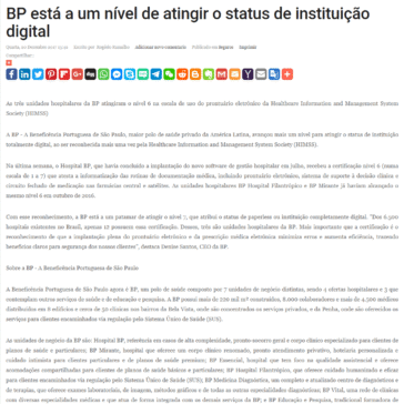 BP está a um nível de atingir o status de instituição digital – SEGS
