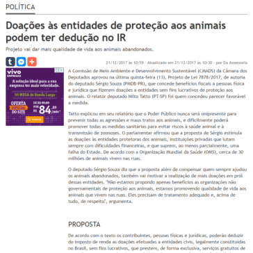Doações às entidades de proteção aos animais podem ter dedução no IR – Jornal do Oeste