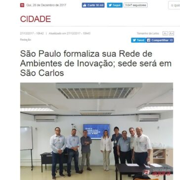 São Paulo formaliza sua Rede de Ambientes de Inovação; sede será em São Carlos – São Carlos Agora