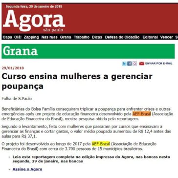 Curso ensina mulheres a gerenciar poupança – Agora São Paulo