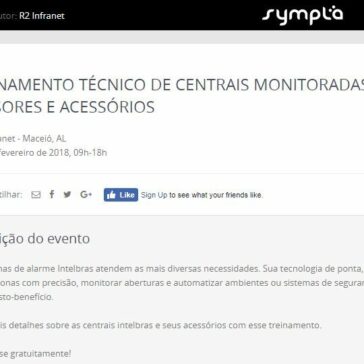 Treinamento Técnico de Centrais monitoradas, sensores e acessórios – Sympla
