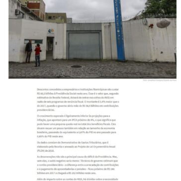 Desconto a empresas e entidades filantrópicas tira R$ 60 bilhões da Previdência Social – Gazeta do Povo