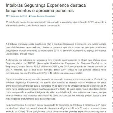 Intelbras Segurança Experience destaca lançamentos e aproxima parceiros – Desterro Eletrecidade