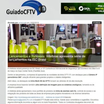 Intelbras apresenta série de lançamentos na ISC Brasil – Guia do CFTV
