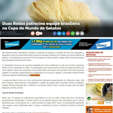 Duas Rodas patrocina equipe brasileira na Copa do Mundo de Gelatos – MilkPoint