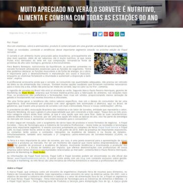 Muito apreciado no verão,o sorvete é nutritivo, alimenta e combina com todas as estações do ano – Grupo Mais Food