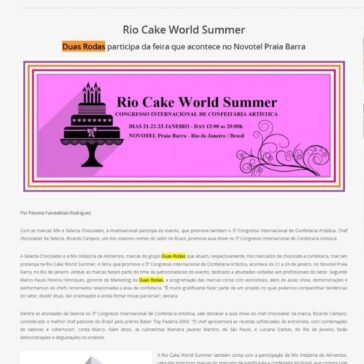 Rio Cake World Summer – Mercado & Feiras