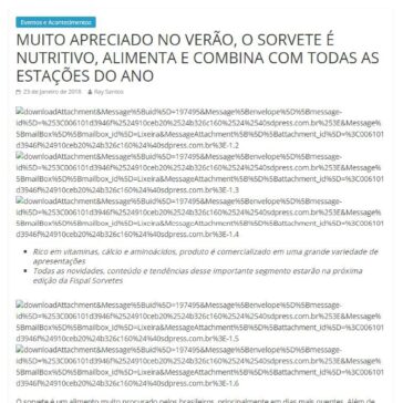 MUITO APRECIADO NO VERÃO, O SORVETE É NUTRITIVO, ALIMENTA E COMBINA COM TODAS AS ESTAÇÕES DO ANO – Jornal Dia Dia