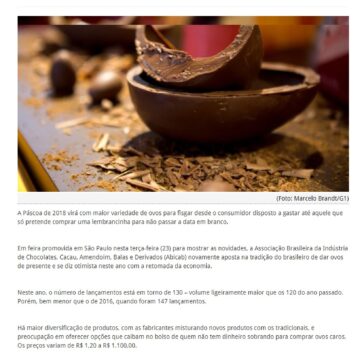 Páscoa de 2018 terá variedade maior para agradar todos os bolsos – Cenário MT