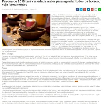 Páscoa de 2018 terá variedade maior para agradar todos os bolsos; veja lançamentos – FIEMS