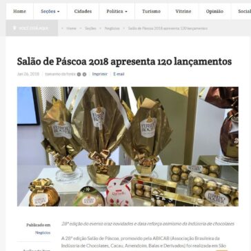 Salão de Páscoa 2018 apresenta 120 lançamentos – Folha do ABC