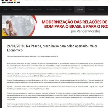 Na Páscoa, preço baixo para bolso apertado – Sindepresstem