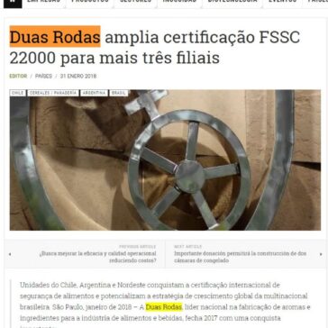 Duas Rodas amplia certificação FSSC 22000 para mais três filiais – Food News Latam