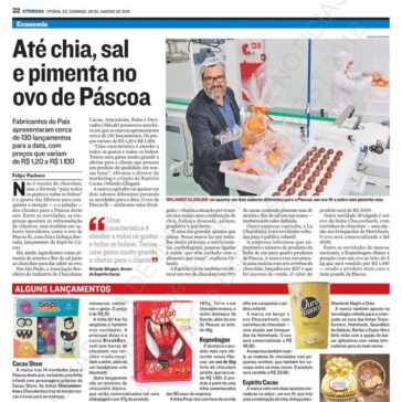 Até chia, sal e pimenta no ovo de Páscoa/ ALGUNS LANÇAMENTOS – A Tribuna