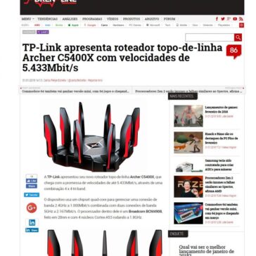 TP-Link apresenta roteador topo-de-linha Archer C5400X com velocidades de 5.433Mbit/s – Adrenaline