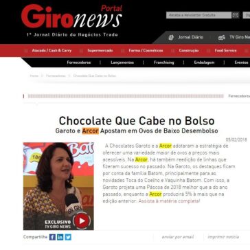 Chocolate Que Cabe no Bolso – Giro News
