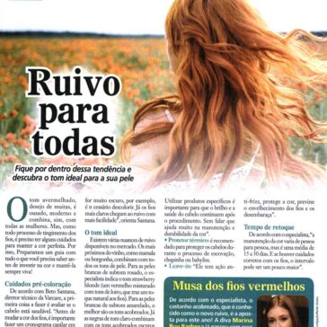 Ruivo para todas – Malu