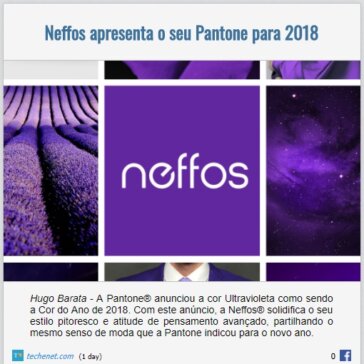 Neffos apresenta o seu Pantone para 2018 – EexpoNews