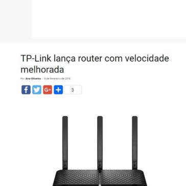 TP-Link lança router com velocidade melhorada – MaisTecnologia – Tudo sobre tecnologia – Mais Tecnologia