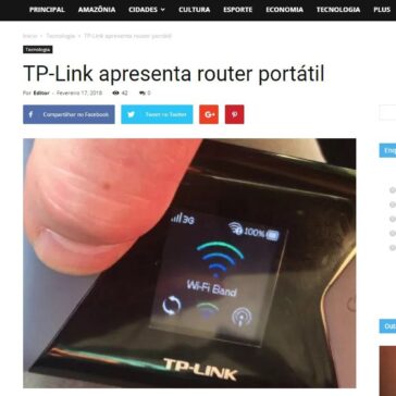 TP-Link apresenta router portátil – Canal Itacoatiara
