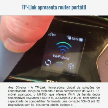 TP-Link apresenta router portátil – EexpoNews