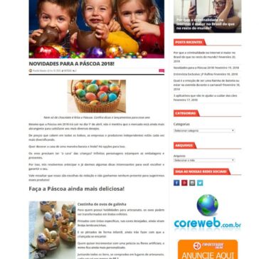 NOVIDADES PARA A PÁSCOA 2018! – Em Destaque Online