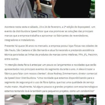 Expospeed destaca portfólio e novidades da Intelbras e PPA – Digital Security