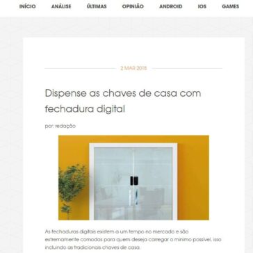 Dispense as chaves de casa com fechadura digital – Minuto Tech