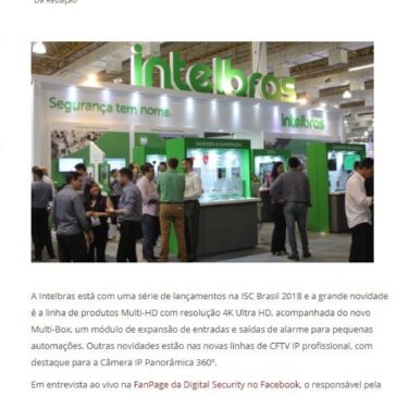 Intelbras lança gravadores de vídeo Multi-HD 4K na ISC Brasil – Digital Security