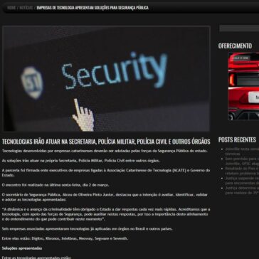 Empresas de tecnologia apresentam soluções para segurança pública – Misturebas