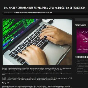 ONU aponta que mulheres representam 25% na indústria de tecnologia – Misturebas