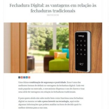Fechadura Digital: as vantagens em relação às fechaduras tradicionais – Thony