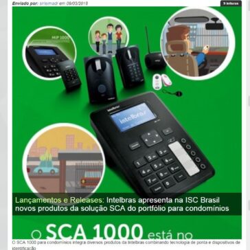 Intelbras apresenta na ISC Brasil novos produtos da solução SCA do portfólio para condomínios – Guia do CFTV