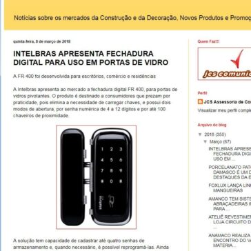 INTELBRAS APRESENTA FECHADURA DIGITAL PARA USO EM PORTAS DE VIDRO – Home Center View
