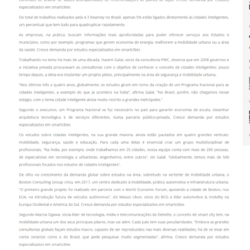 Cresce demanda por estudos especializados em smartcities – Portal I9