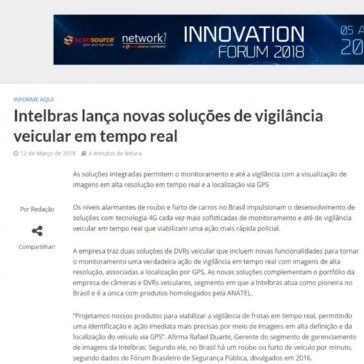 Intelbras lança novas soluções de vigilância veicular em tempo real – InforChannel