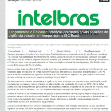 Intelbras apresenta novas soluções de vigilância veicular em tempo real na ISC Brasil – Guia do CFTV